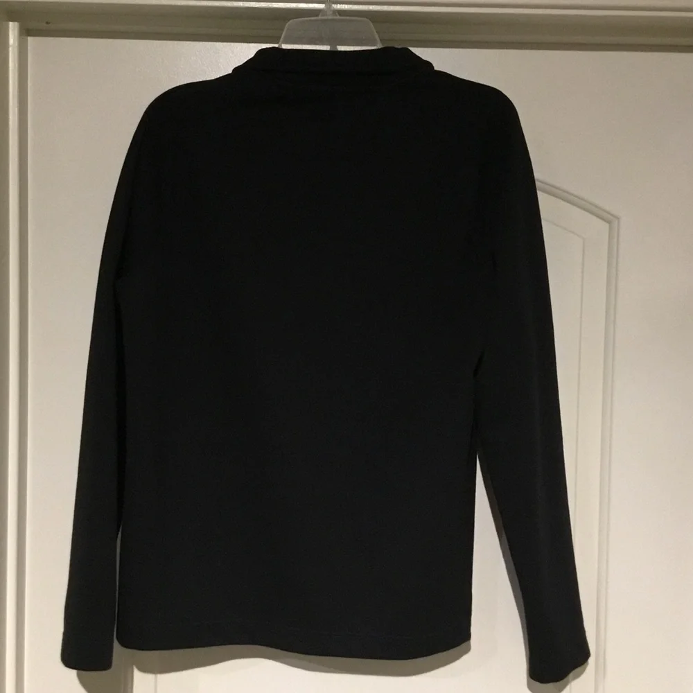 Banana‎ Republic Black and Gray Zip-up Sweater